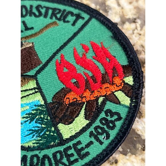 Vintage Boys Scout Of America 1983 Mountain Lake District Fall Camporee BSA Rare - Picture 5 of 6
